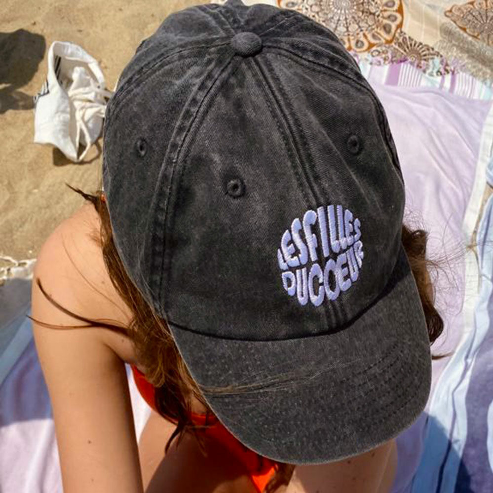 Bestickte Schildkappe schwarz – Bild 2