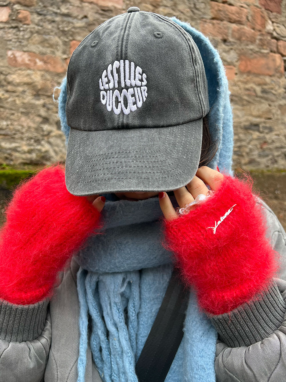 Bestickte Schildkappe schwarz – Bild 3