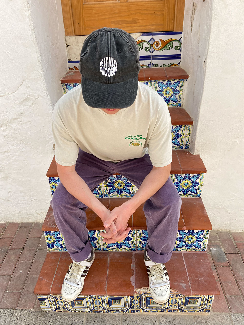 Bestickte Schildkappe schwarz – Bild 4