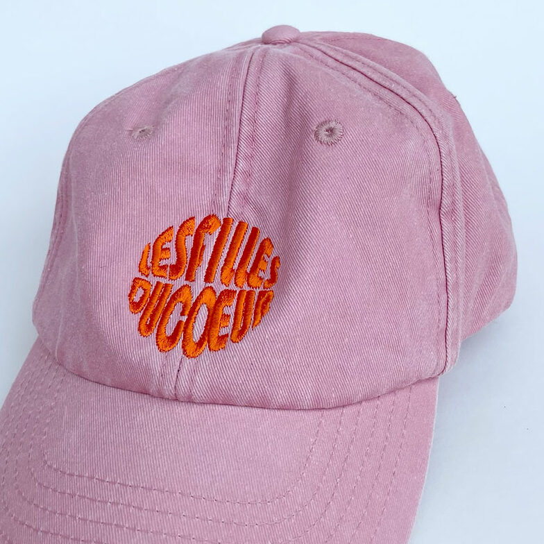 Bestickte Schildkappe rosa – Bild 4