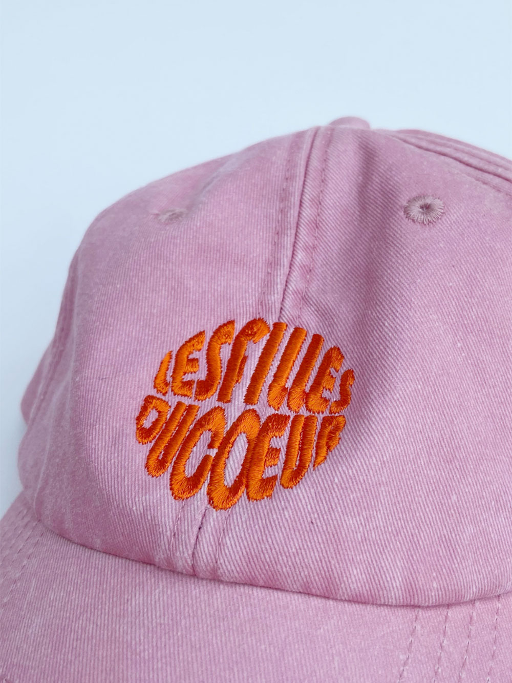 Bestickte Schildkappe rosa – Bild 2