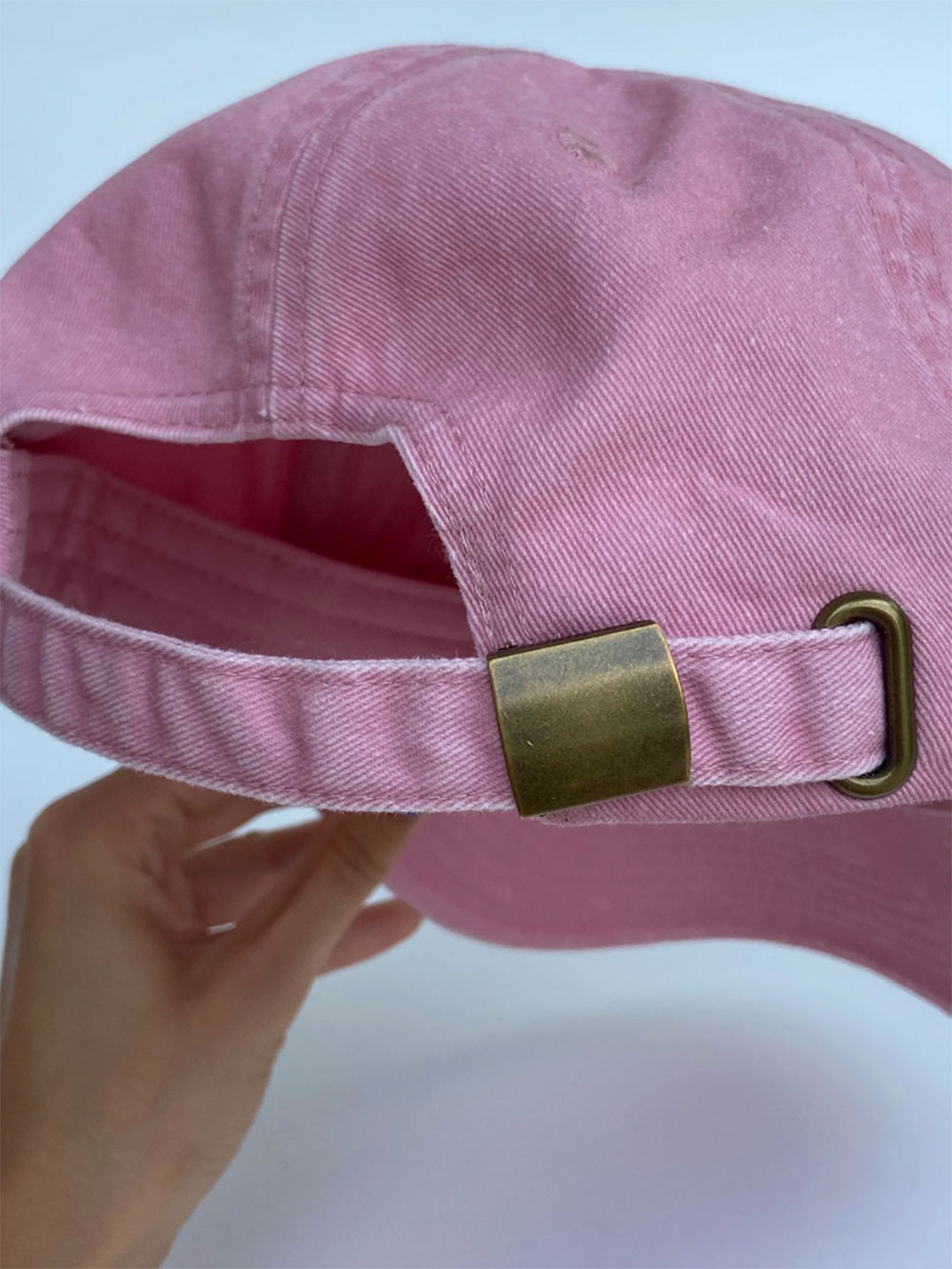 Bestickte Schildkappe rosa – Bild 3