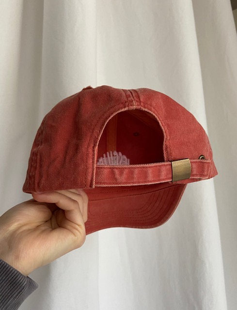 Bestickte Schildkappe rostorange - rosa – Bild 3