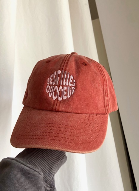 Bestickte Schildkappe rostorange - rosa – Bild 5