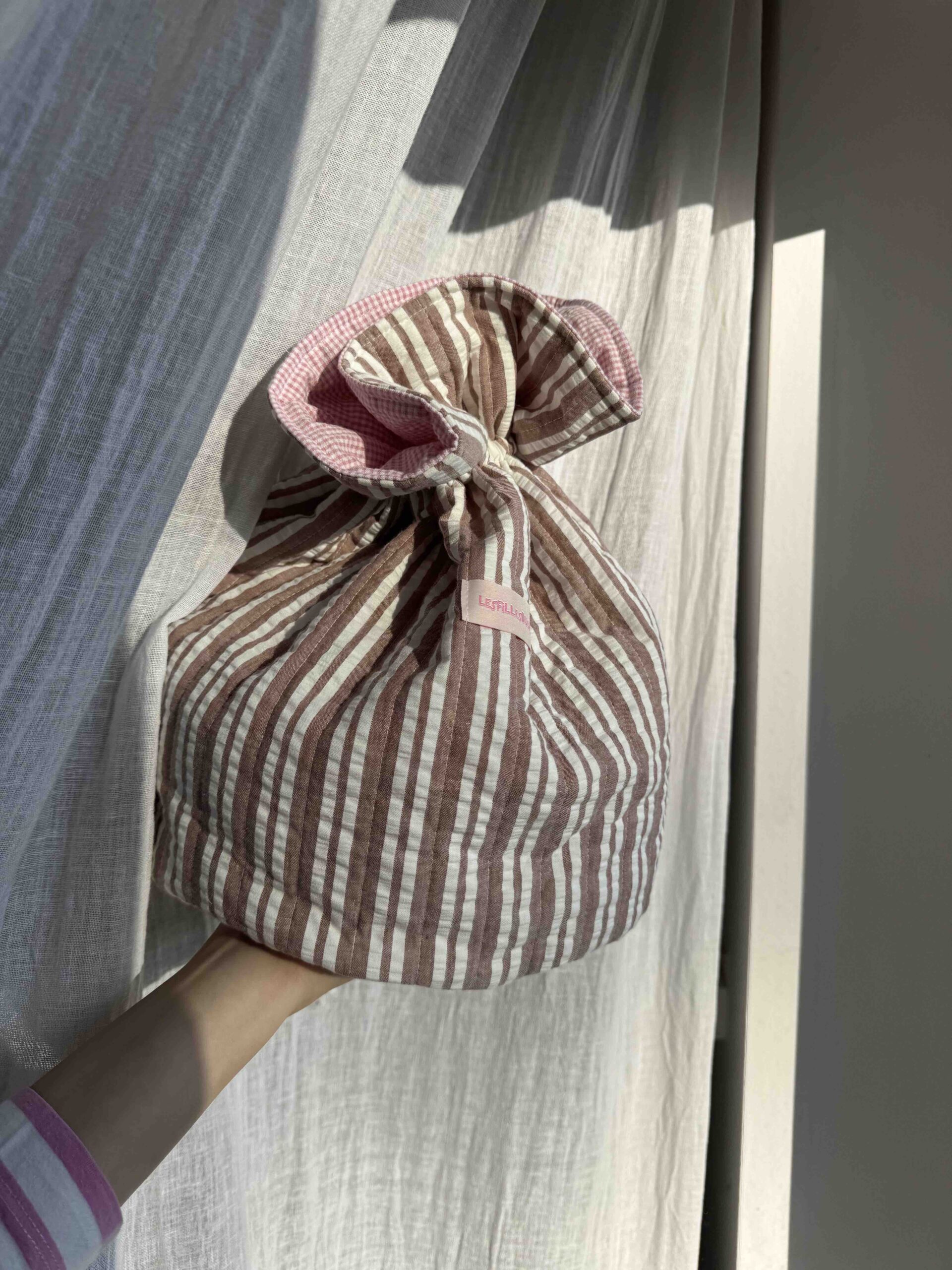 Project Bag Brown Pink - Image 3