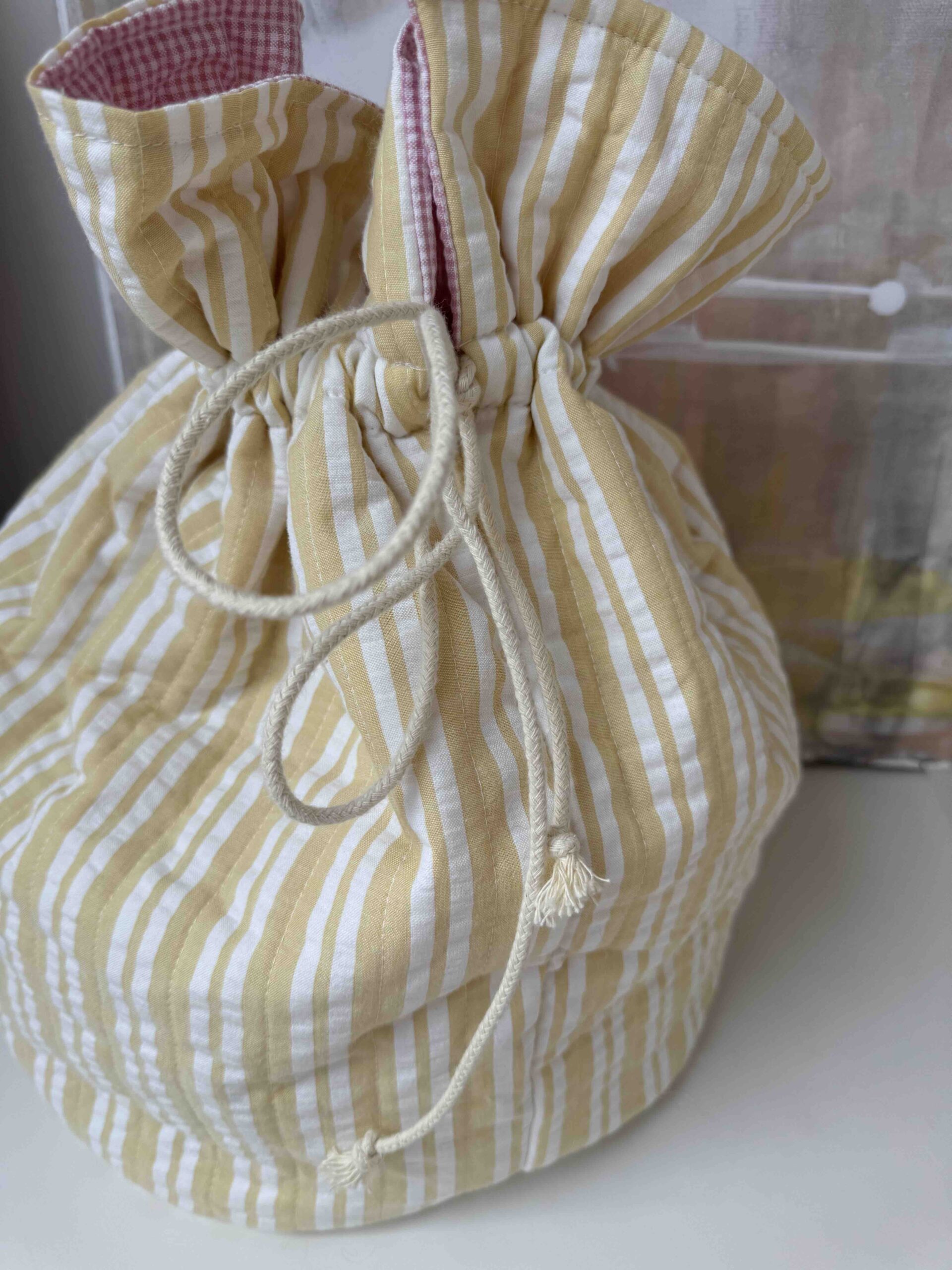 Project Bag Yellow Pink - Image 4