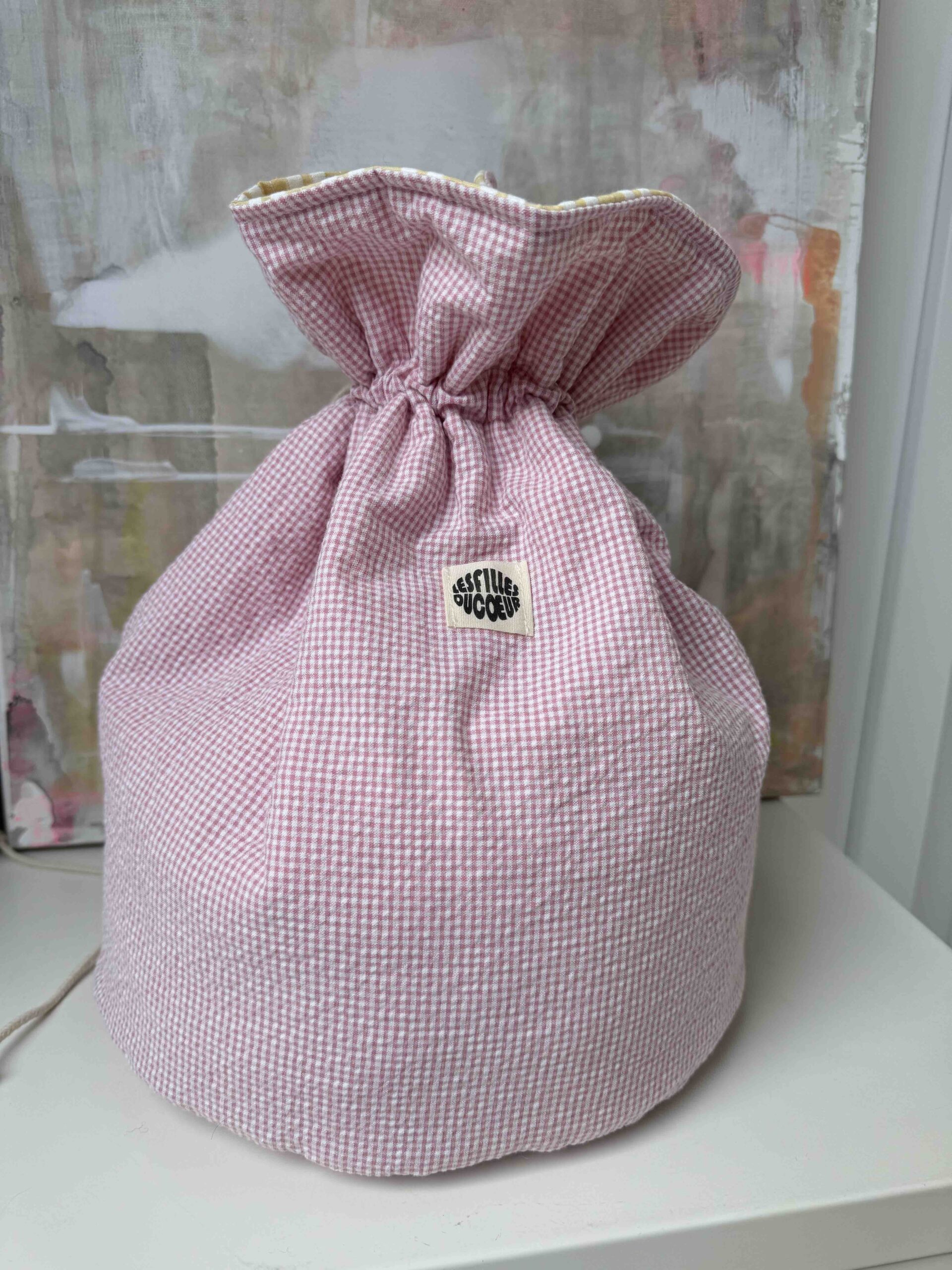 Project Bag Yellow Pink - Image 3